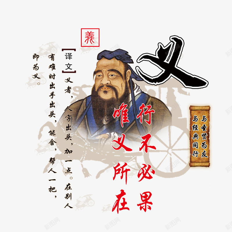 孔子国学经典png免抠素材_88icon https://88icon.com PSD分层素材 与圣贤为友 与经典同行 免扣素材 国学经典 孔子国学经典 尊贤 校园文化 校园文化之国学经典 设计