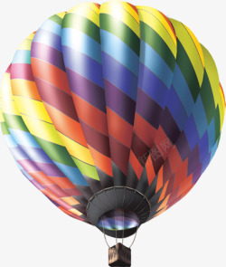 彩色条纹春天氢气球素材