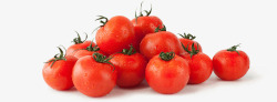 新鲜西红柿番茄带水珠的番茄素材