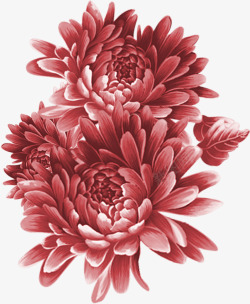 中秋节粉红色花朵海报素材