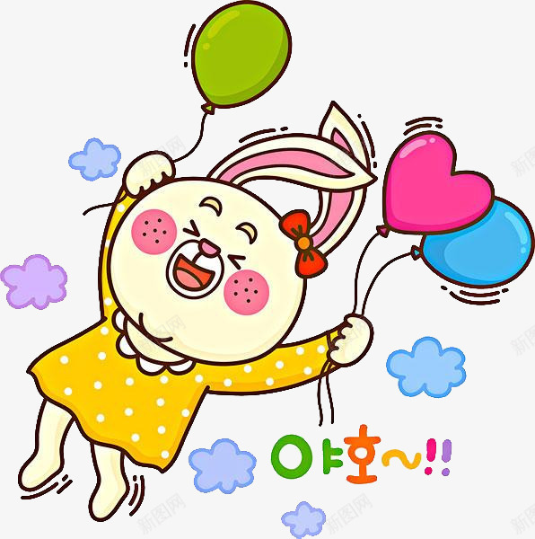 气球兔子png免抠素材_88icon https://88icon.com 兔子 卡通 手绘 气球 爱心 简图 红色 绿色 蓝色