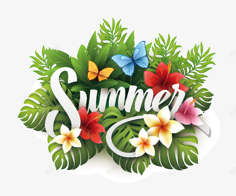 夏天png免抠素材_88icon https://88icon.com PNG SUMMER 分层 夏天 夏日 底纹 花纹