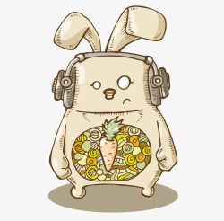 可爱的小兔子素材