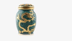 中国风漂浮古风花瓶素材