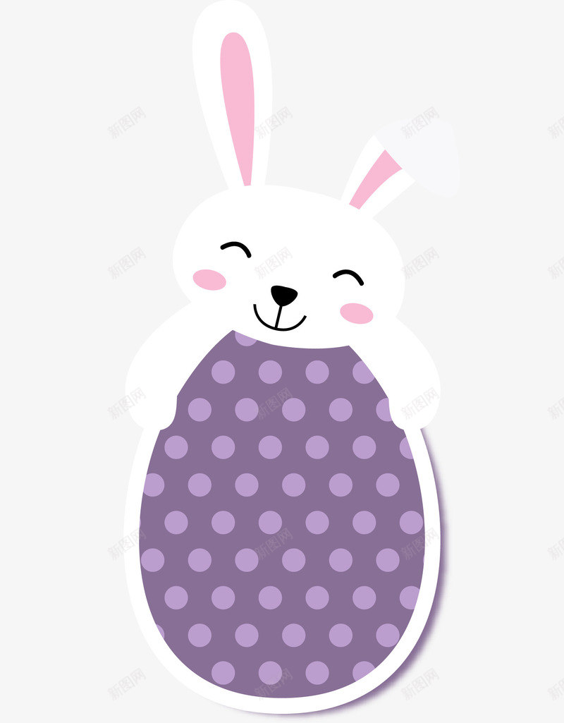 卡通小白兔鸡蛋装饰图案png免抠素材_88icon https://88icon.com 免抠PNG 兔子 卡通 小白兔 彩蛋 装饰图案 鸡蛋