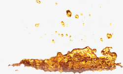 金色水滴矢量图素材