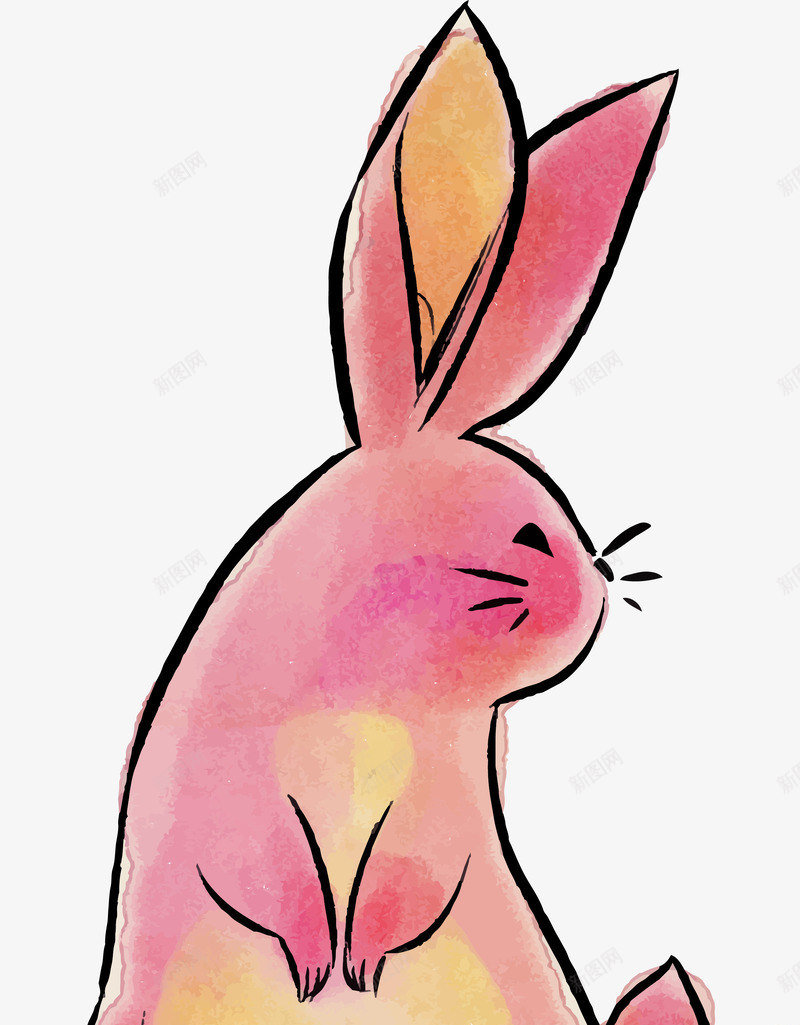 卡通手绘小兔子儿童房装饰画矢量图ai免抠素材_88icon https://88icon.com 卡通 小兔子 小兔子儿童房装饰画 小兔子极简装饰画 床头画 无框画 装饰 矢量图