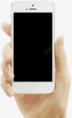 摄影白色的苹果手机手势动作素材
