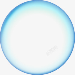蓝色透明水珠素材