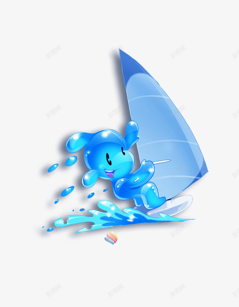 水珠滑水psd免抠素材_88icon https://88icon.com 人物 卡通 水珠 滑水