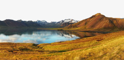 唯美冰岛湖泊风光景色素材