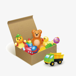 一箱玩具一箱玩具高清图片