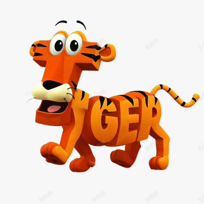 老虎tiger英文组合形象png免抠素材_88icon https://88icon.com tiger英文组合形象 创意英文组合动物形象 动物 动物形象 动物英文 卡通动物 老虎