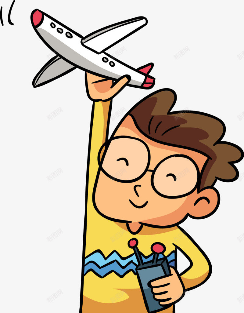 儿童节玩飞机的男孩png免抠素材_88icon https://88icon.com 儿童节 开心 玩具飞机 玩耍 玩飞机的男孩 白色飞机