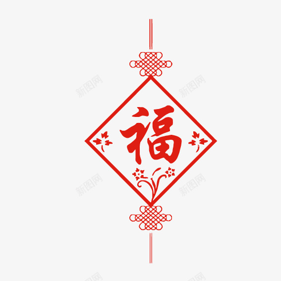 精美新年挂件福png免抠素材_88icon https://88icon.com 挂件 新年 福字 精美