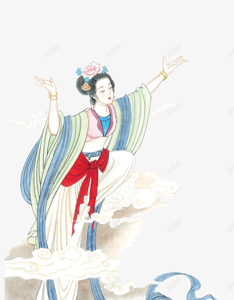 古代女子绘画psd免抠素材_88icon https://88icon.com 人物 古代 女子 绘画