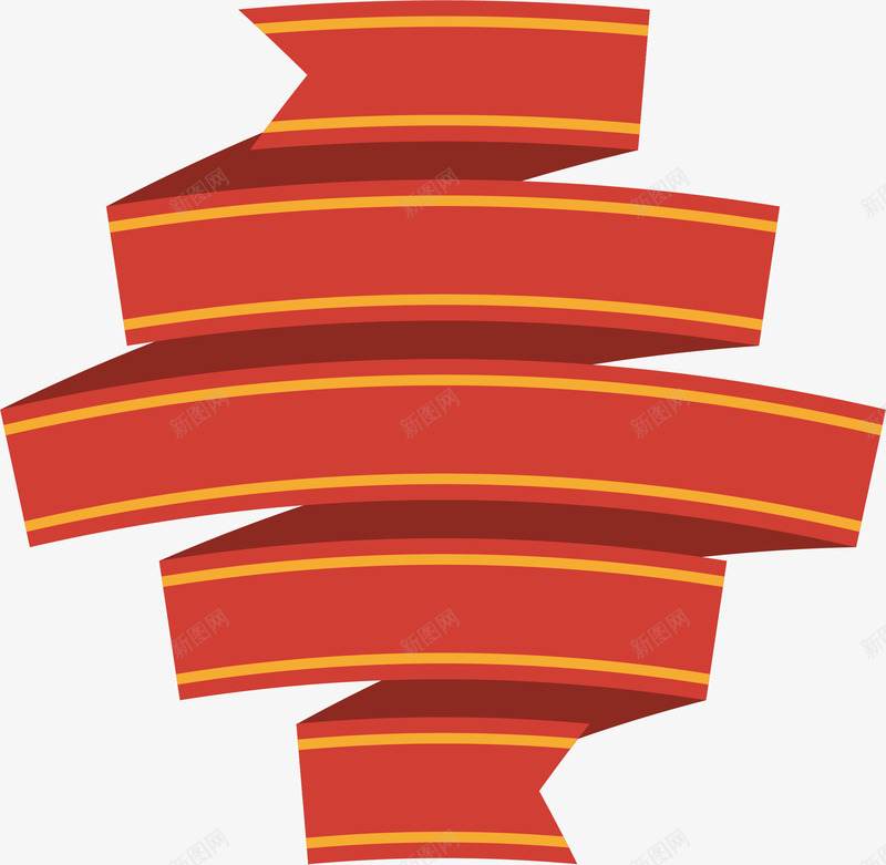 红色圣诞彩带标题框png免抠素材_88icon https://88icon.com 彩带 彩带标题框 矢量png 红丝带 红色彩带 节日彩带