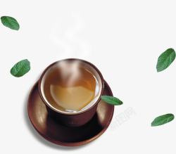 茶饮料广告素材茶杯茶水茶叶高清图片