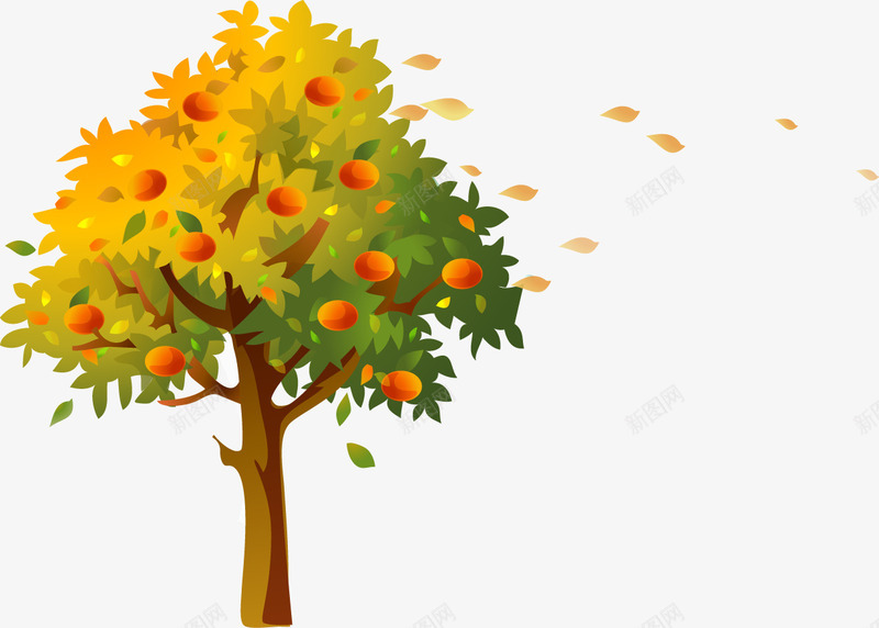 树上的果实矢量图ai免抠素材_88icon https://88icon.com 成熟 手绘 果实 秋天 矢量图