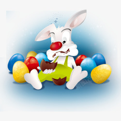 兔子和彩蛋素材