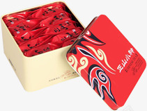茶叶红色中国风包装效果素材