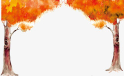 秋季枫树素材