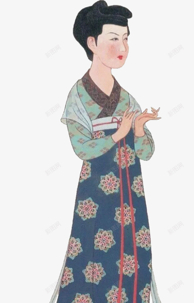 隋代女子服饰插图png免抠素材_88icon https://88icon.com 中国风 古代服饰 女子 手绘 插图 服饰 装饰 裙子 隋代