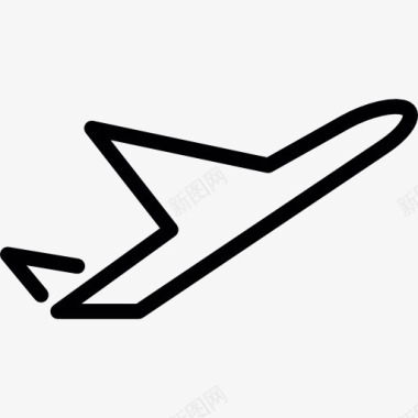 儿童玩具飞机飞机起飞图标图标