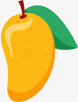 夏季水果橙色芒果素材
