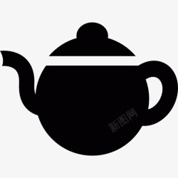 瓷茶壶瓷茶壶图标高清图片