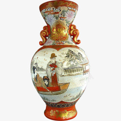 中国风古代陶瓷花瓶装饰素材