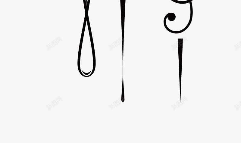 曲线黑色分割线png免抠素材_88icon https://88icon.com png图 分割线 曲线 竖分割线 花纹箭头 黑色