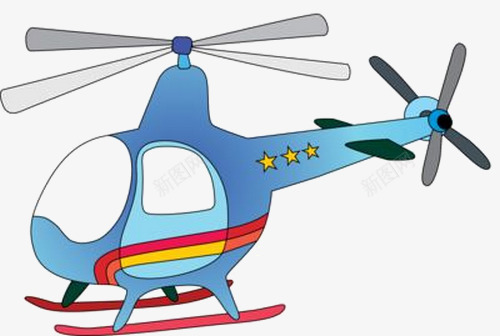 手绘直升飞机图png免抠素材_88icon https://88icon.com 交通工具 军用设备 创意 卡通手绘 水彩 直升飞机 蓝色
