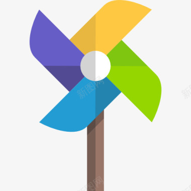 折纸风Pinwheel图标图标