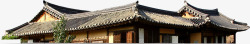江南地区的古代复古的屋檐素材