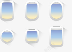 航班PNG飞机的窗户高清图片