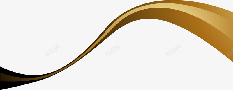 金色弧形曲线png免抠素材_88icon https://88icon.com 弧形 纹理花纹 线条 边框纹理 金色曲线 闪耀线条