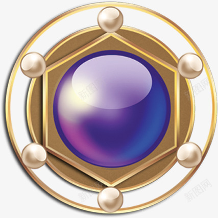 酷炫紫色徽章png免抠素材_88icon https://88icon.com 徽章 梦幻 素材 紫色 酷炫