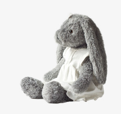 垂耳兔娃娃毛绒玩具素材