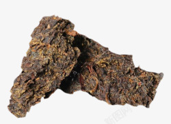 两块安化黑茶素材