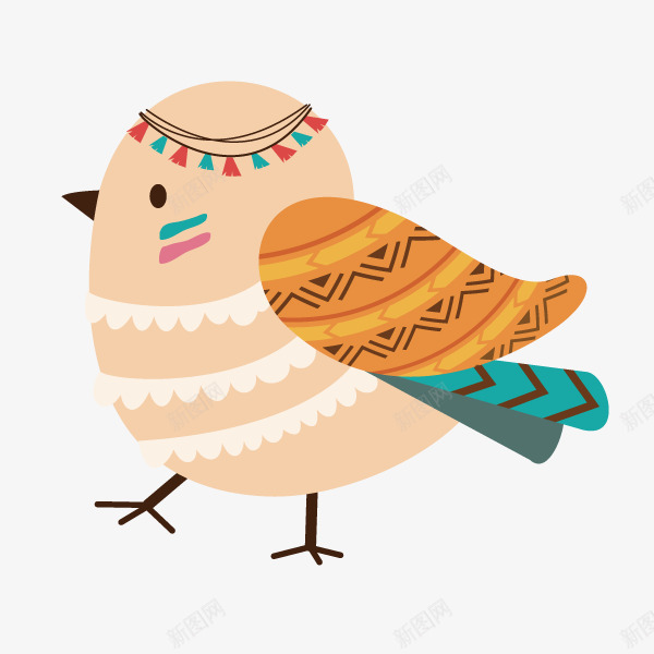 卡通手绘可爱的小鸟png免抠素材_88icon https://88icon.com 创意 动漫动画 卡通 可爱的小鸟 手绘 早鸟 森系动物 森系女 翅膀