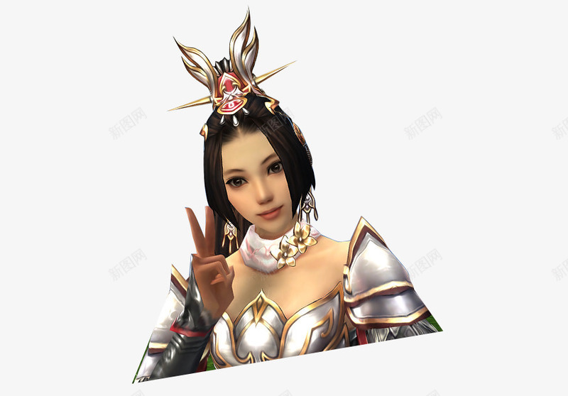 V手势甲胄女战士png免抠素材_88icon https://88icon.com 战士 手势 甲胄