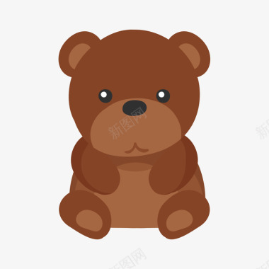 熊玩偶小熊图标图标