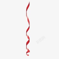 奥运丝带红色旋转丝带庆祝彩带矢量图高清图片