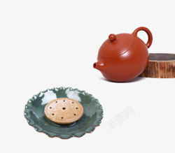 紫砂壶和茶叶罐素材