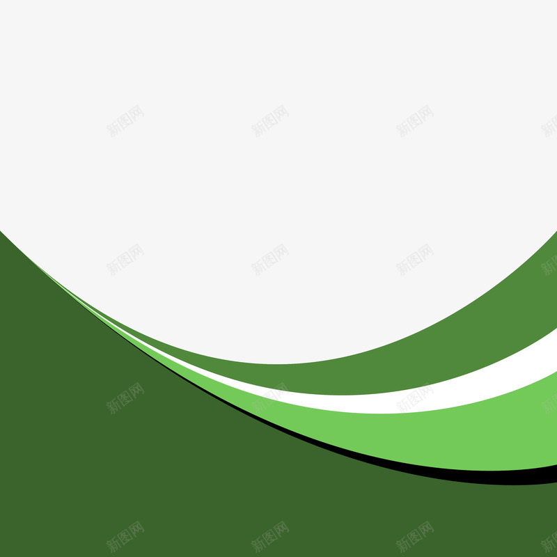 绿色曲线矢量图ai免抠素材_88icon https://88icon.com 曲线 绿色 设计 矢量图