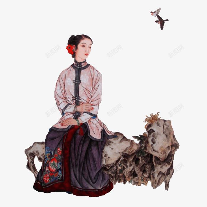 中国古代女子png免抠素材_88icon https://88icon.com 中国风 传统 古代 女性