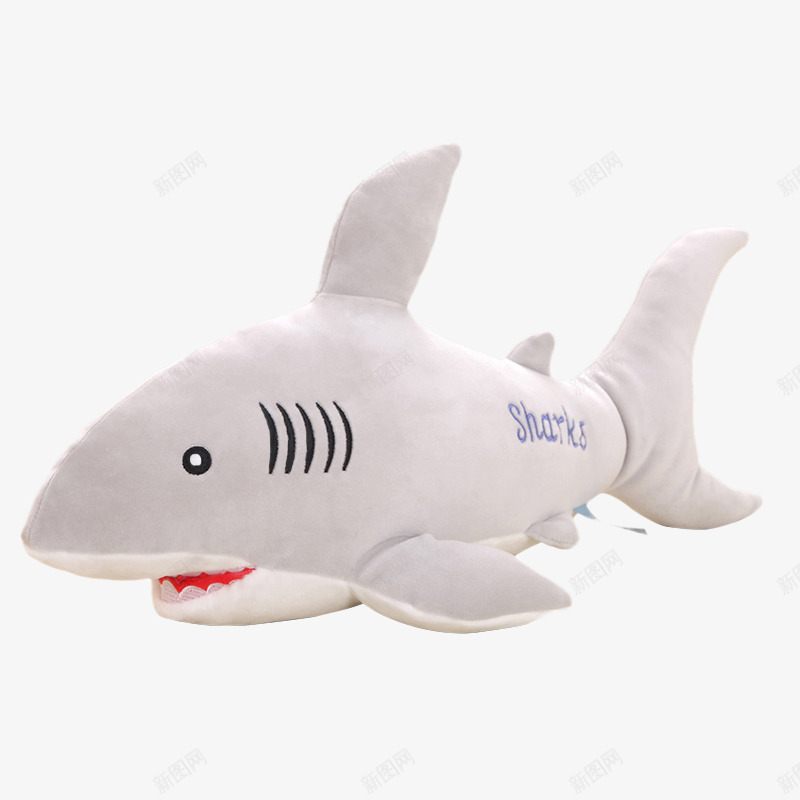 鲨鱼公仔玩具布娃娃png免抠素材_88icon https://88icon.com 公仔 布娃娃 玩偶 玩具 鲨鱼