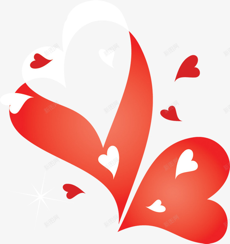 红色卡通爱心丝带造型png免抠素材_88icon https://88icon.com 丝带 卡通 爱心 红色 设计 造型