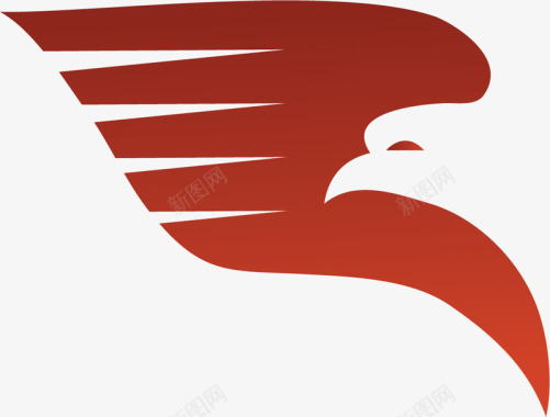 装饰画卡通扁平小鸟装饰logo图标图标